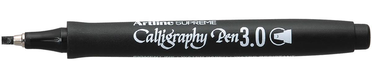 Artline - Rotulador Supreme Calligraphy Pen, 3,0 mm, negro