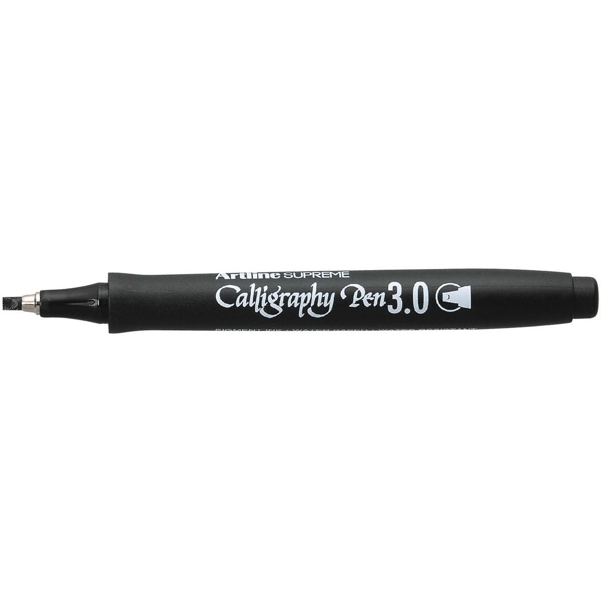 Artline - Rotulador Supreme Calligraphy Pen, 3,0 mm, negro