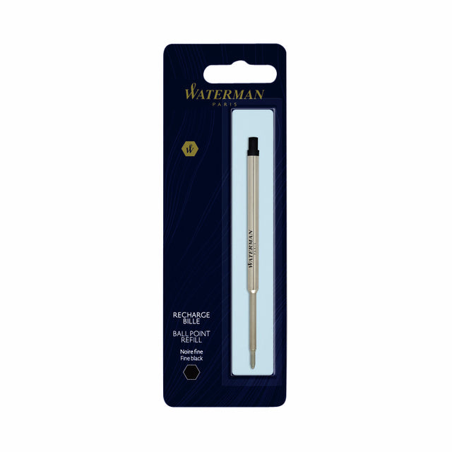 Waterman - Ballpin Ferming F Black | Blister un 1 morceau