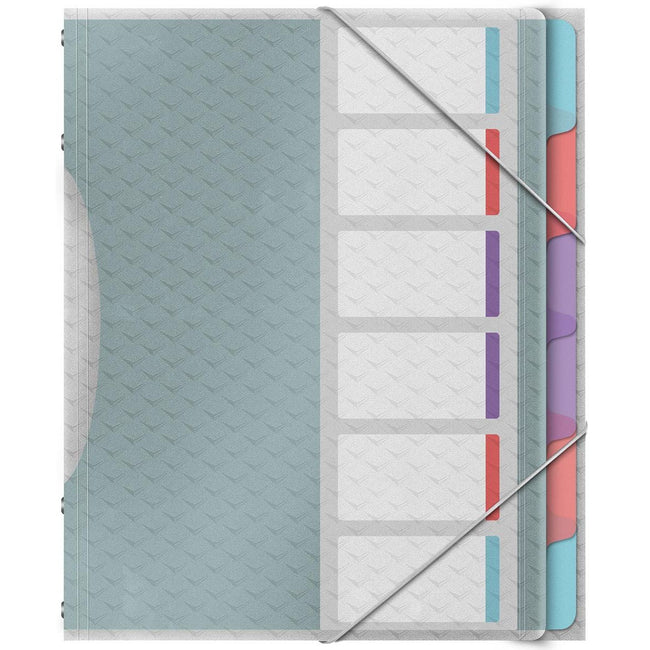 Esselte - Carpeta clasificadora Colour'Breeze, PP, tamaño A4, 6 pestañas, surtida