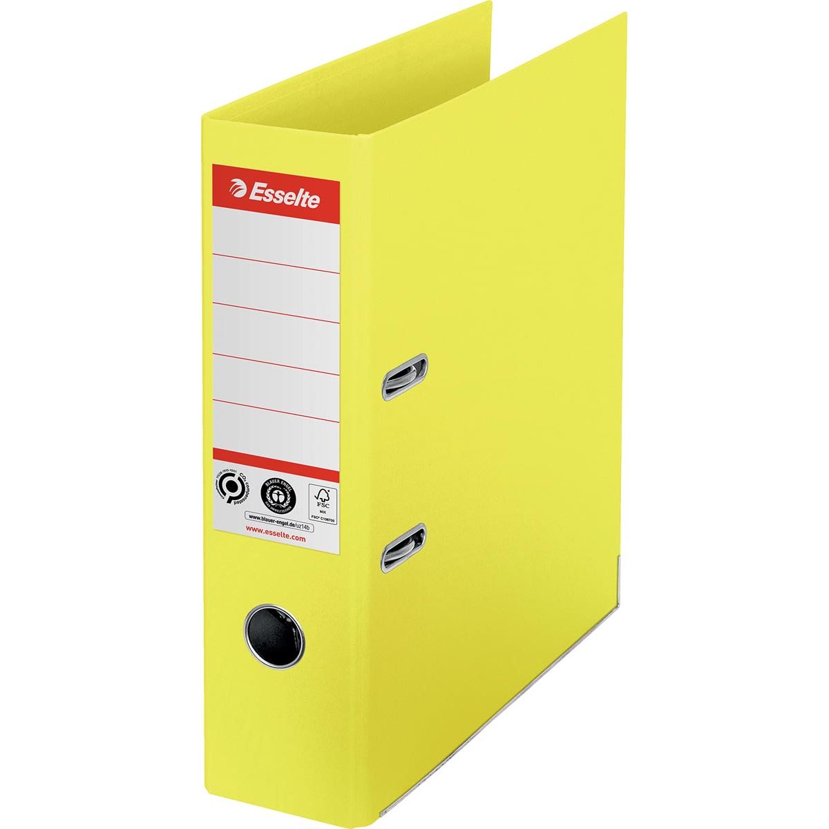 Esselte - No.1 folder, A4, spine 7.5 cm, yellow
