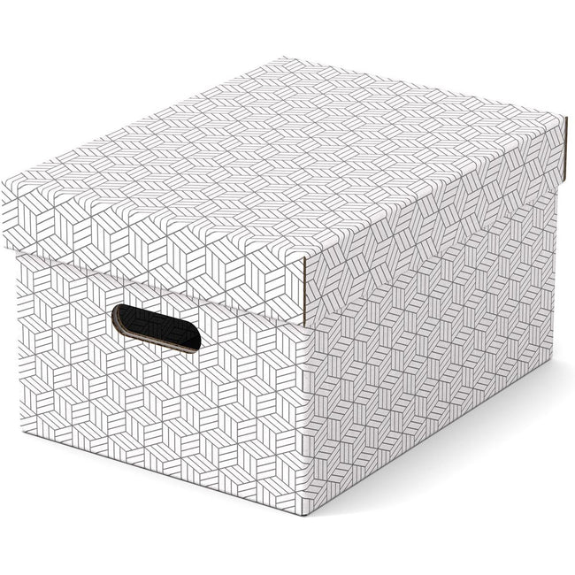 Esselte -  Home opbergdoos, ft 26,5 x 36,5 x 20,5 cm, wit, pak van 3 stuks