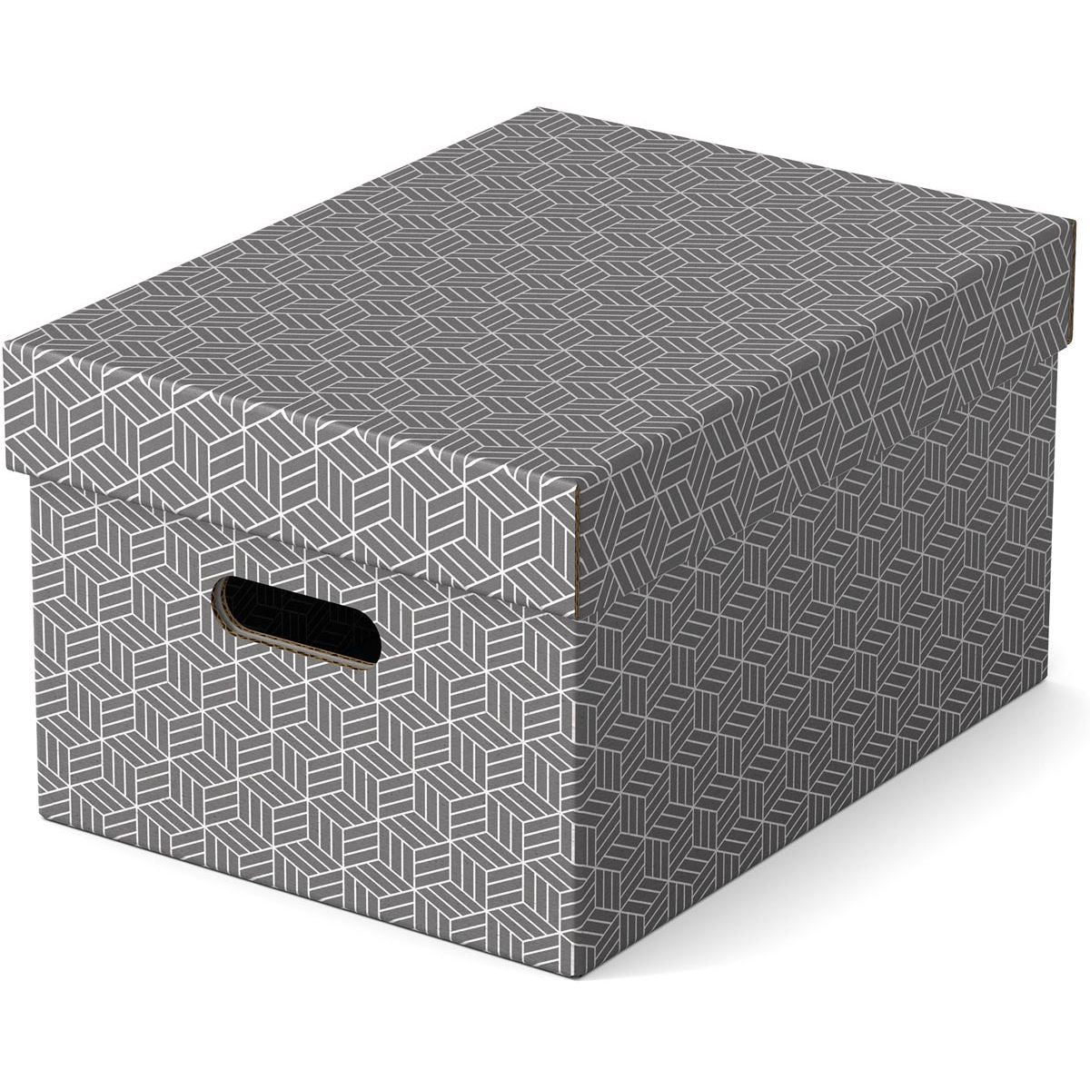 Esselte - Storage box home medium 265x205x365mm gray 3 pieces