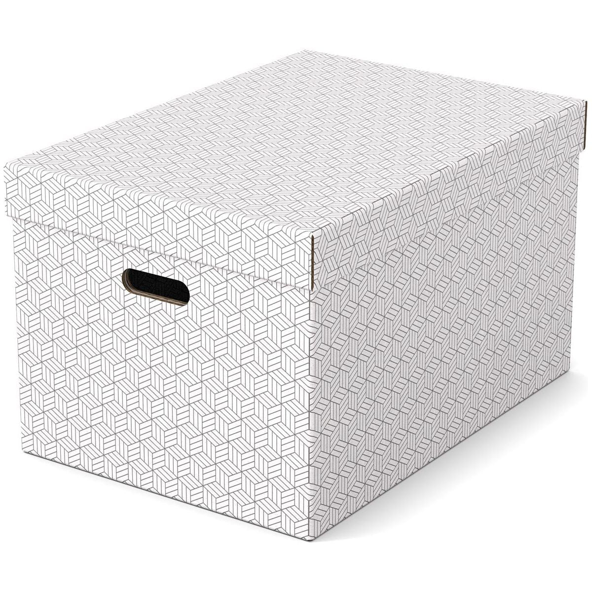 Esselte - Home Storage Box, ft 35,5 x 51 x 30,5 cm, weiß, Packung mit 3 Teilen