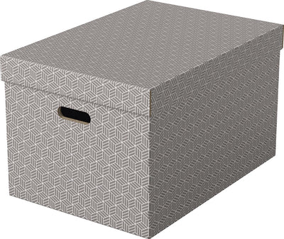 Esselte - Storage box home large 355x305x510mm gray 3 pieces