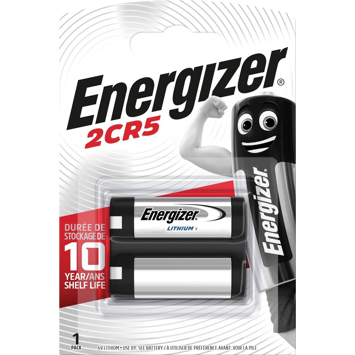 Energizer - Batteriefoto Lithium 2CR5, auf Blister