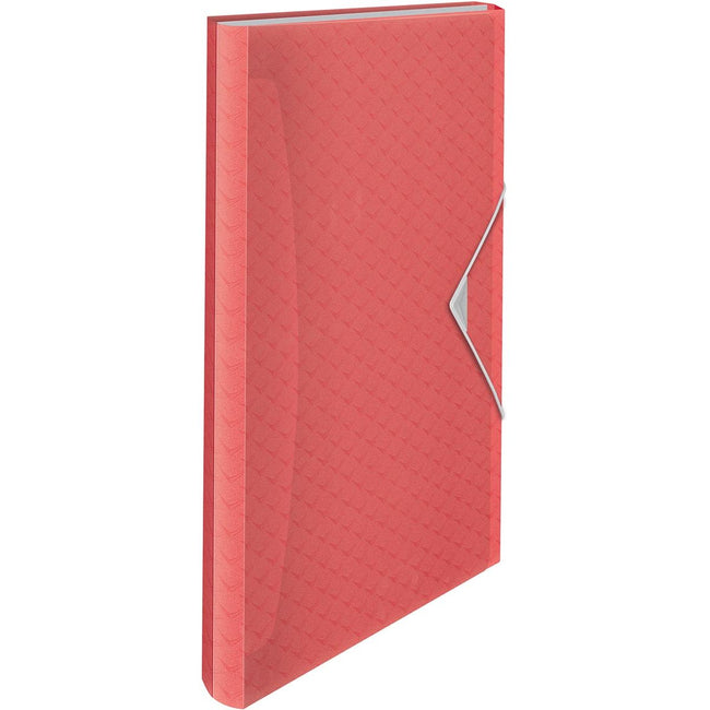 Esselte - Carpeta frontal Colour'Breeze, 6 compartimentos, coral