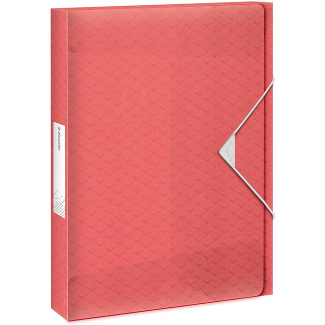 Esselte - Color'Breeze Elastobox, Ft A4, 2,5 cm, corail