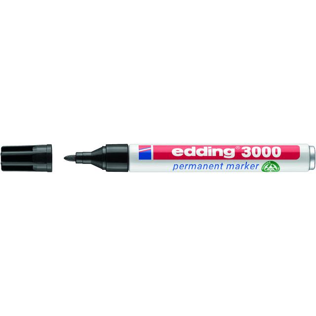 Edding - permanent marker 3000 zwart