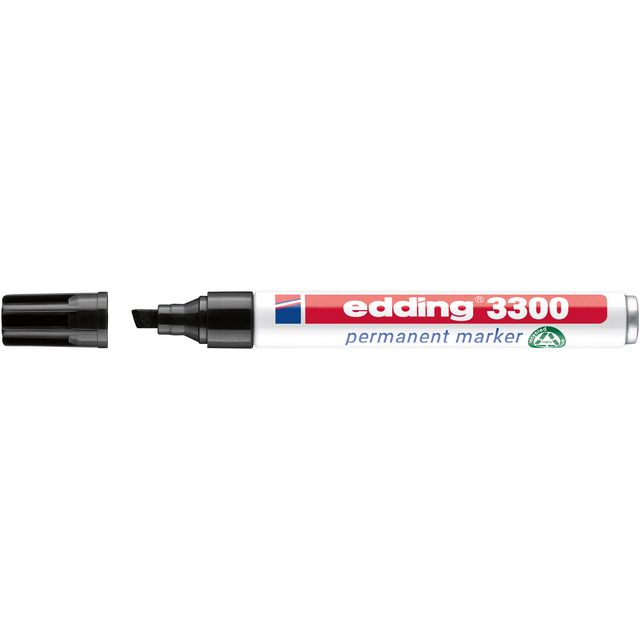 Edding -  Viltstift  3300 schuin 1-5mm zwart