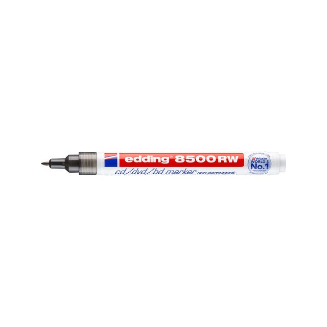 Edding - CD Marker Edding 8500 environ 1 mm noir | 1 pièce | 10 morceaux