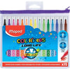 Maped - Rotulador Color'Peps Long Life set de 15 colores