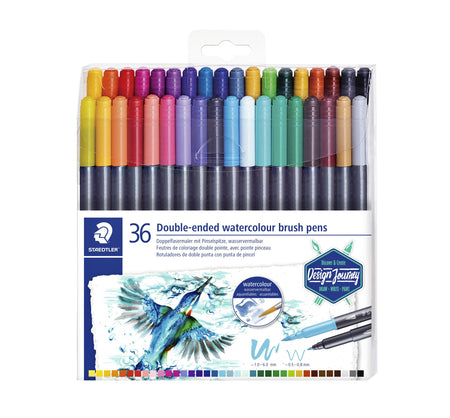 Staedtler - Brushpen 3001 duo graphique 0,5-6mm blister de 36 pcs.