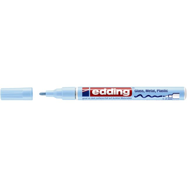 Edding -Filz -Tip Edding 751 Farbe um 1-2 mm Pastellblau | Außenschachtel ein 10 Stück