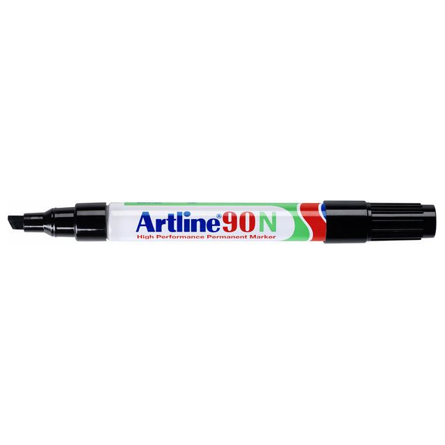 Artline - Felt -Tip Marker 90 incliné 2-5 mm noir | 1 pièce | 12 pièces