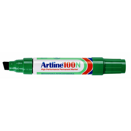 Artline - Feutre 100 diagonale 7,5-12mm vert | 12 pièces