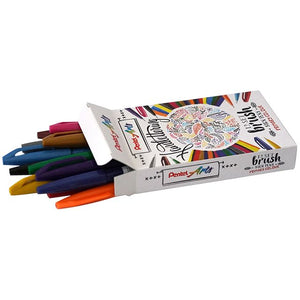 Pentel - Brushpen SES15C Sign Artist colores estándar surtidos 12 piezas