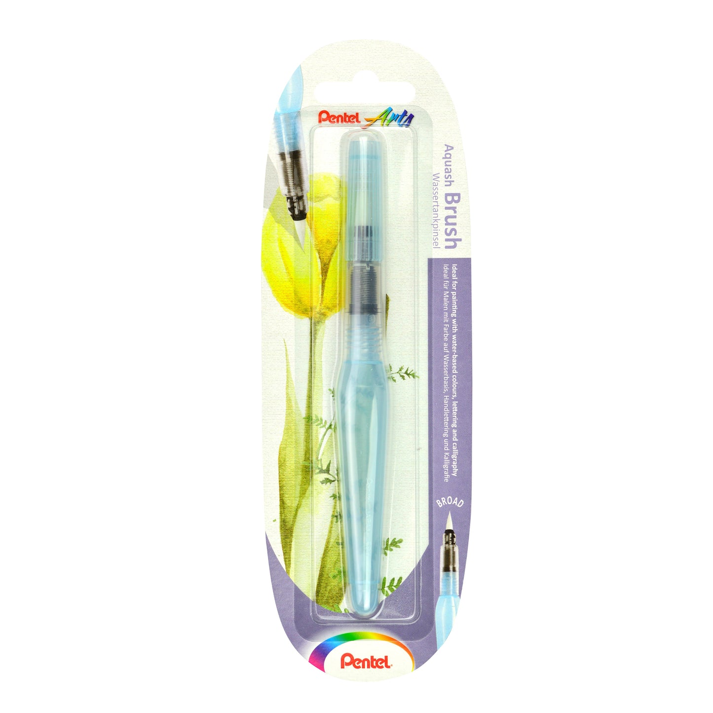 Pentel - Brushpen XFRH/1 aquash ancho | 12 piezas