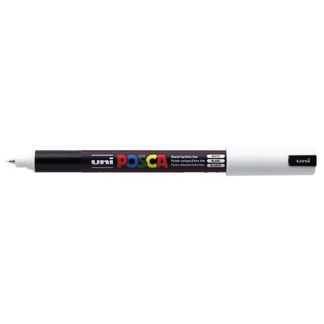 Posca -  Paintmarker uni  pc1mr ef wit | 6 stuks