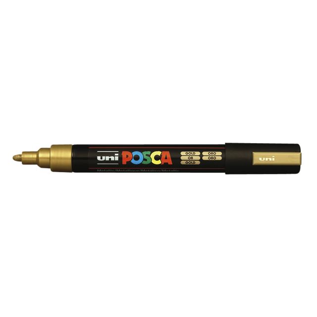 Posca -  Paintmarker Uni  PC5M medium goud | 12 stuks