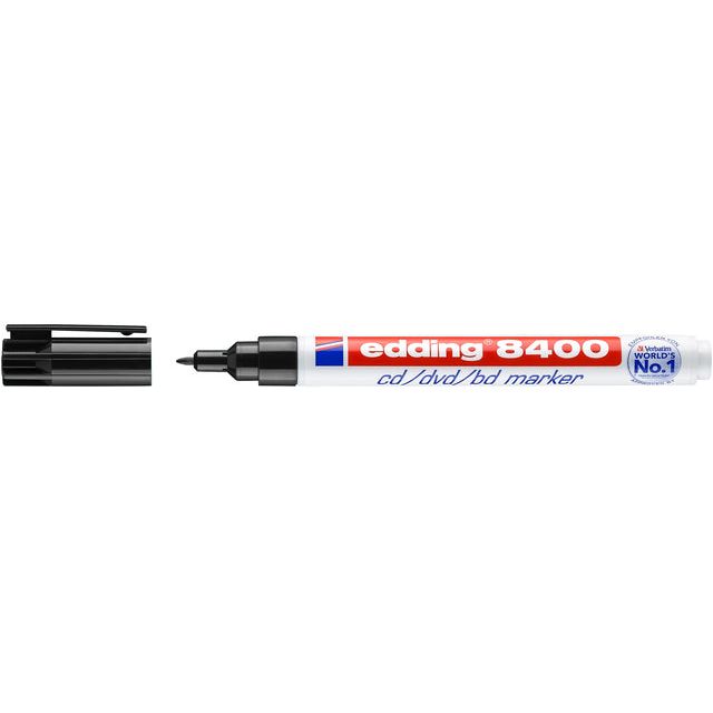 Edding - CD Marker Edding 8400 environ 0,5-1mm noir | 1 pièce