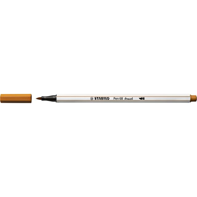 Stabilo - Brushstift Pen 568/89 donker oker