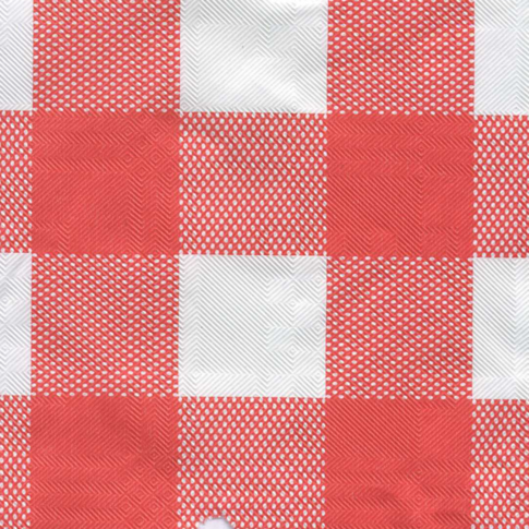 Klika - Tafellaken | papier | 120 | 50m | rood/wit