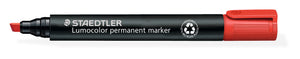 Staedtler - Feutre Lumocolor 350 permanent diagonale rouge