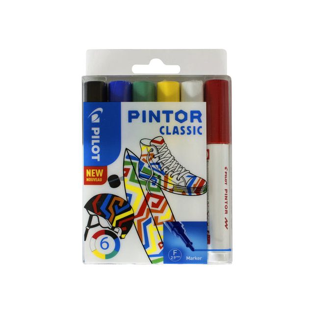 Pilot - Packung Pilot Pintor Classic f assorti | Endui ein 6 Stück