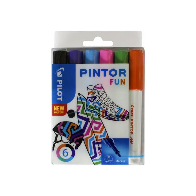 Pilote - Paint Pilot Pintor Fun F Assorti | Endui un 6 pièces