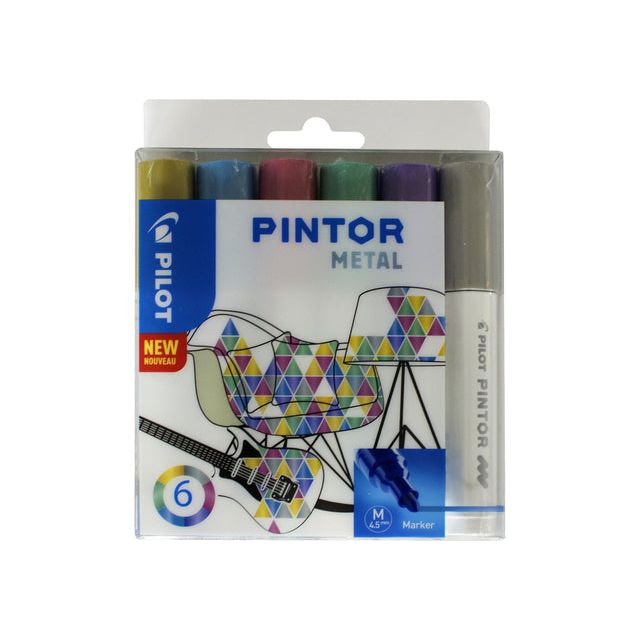 Pilot - Verfstift  pintor metallic m assorti