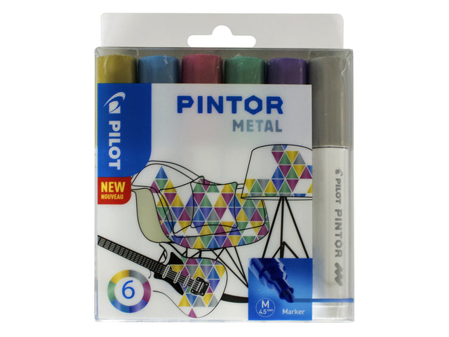 Pilot - Verfstift pilot pintor metallic m assorti