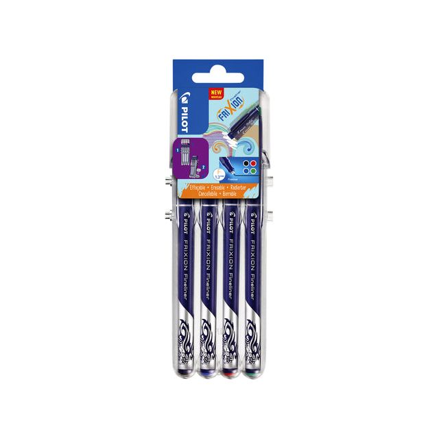 Pilote - Fineliner Pilote Frixion Sw -ff F Assorti 4st | Enui un 4 pièces