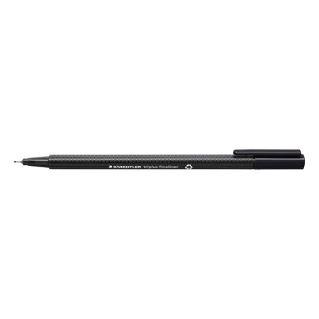 Staedtler - Fineliner Triplus 334 schwarz 0,3mm | 10 Stück