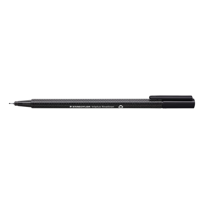 Staedtler - Fineliner Triplus 334 negro 0,3mm | 10 piezas