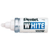 Pentel - Feutre 100W rond 4mm blanc