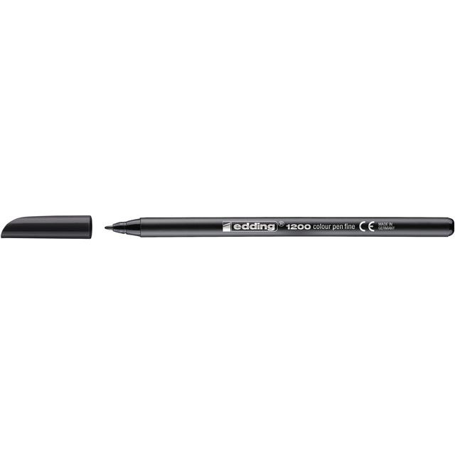 Edding - Fineliner edding 1200 zwart 0.5-1mm | 10 stuks