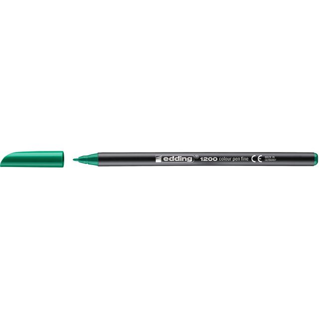 Edding - Fineliner Edding 1200 004 Green fin | Boîte extérieure une pièce de 10