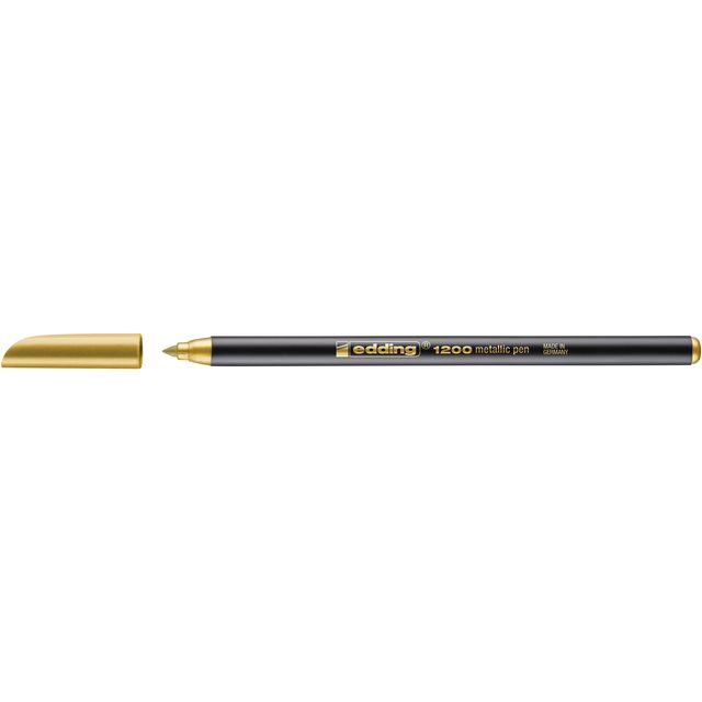 Edding - Fineliner 1200 053 oro metallizzato fine | 10 pezzi