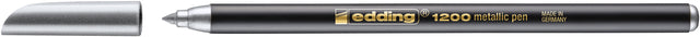 Edding - Fineliner 1200 054 argento metallizzato fine | 10 pezzi