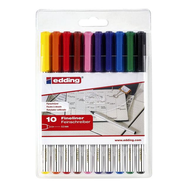 Edding - Fineliner  89 f assorti