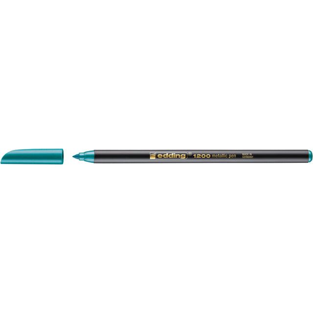 Edding - Fineliner EDDing 1200 F Metallic Green | Außenschachtel ein 10 Stück