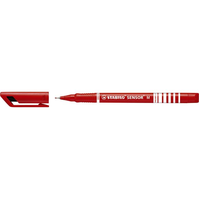 STABILO - Capteur Fineliner 187/40 m rouge | 10 morceaux