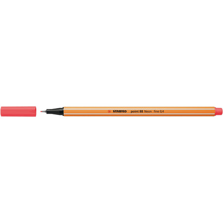 Stabilo - Fineliner point 88/040 rosso neon fine | 10 pezzi