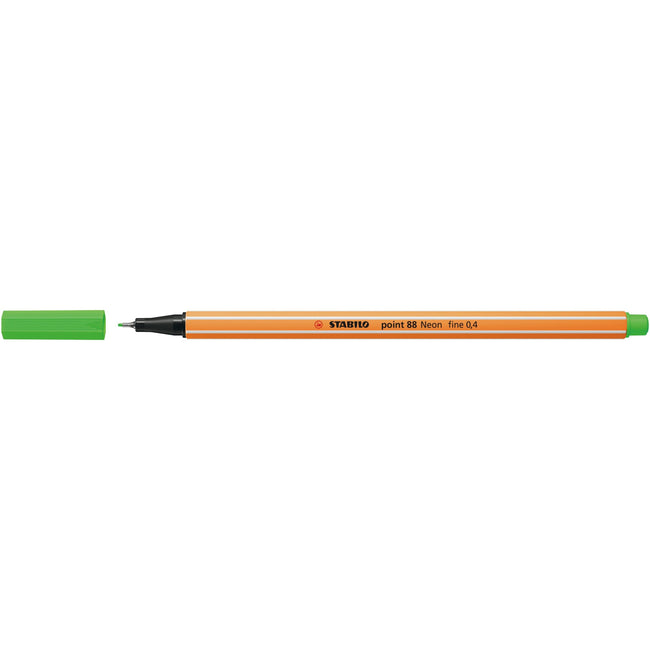 Stabilo - Fineliner-Punkt 88/033 feines Neongrün