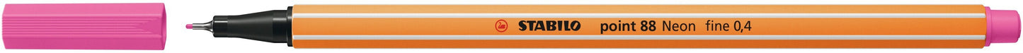 Stabilo - Fineliner point 88/056 rose fluo fin | 10 pièces