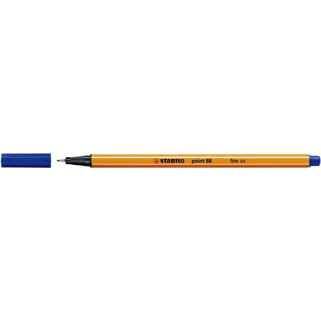 Stabilo - Fineliner point 88/41 blauw | 10 stuks