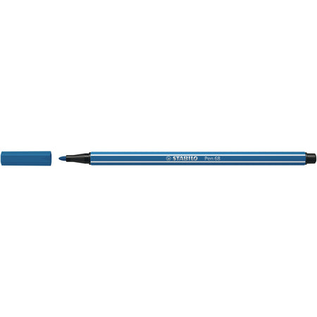 STABILO - Feutre Pen 68/41 moyen bleu outremer
