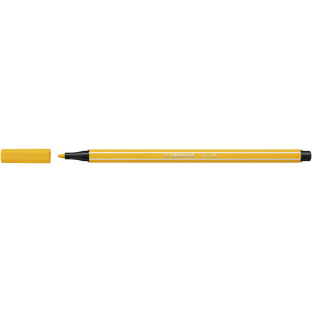 Stabilo -  Viltstift pen 68/44 m geel | 10 stuks