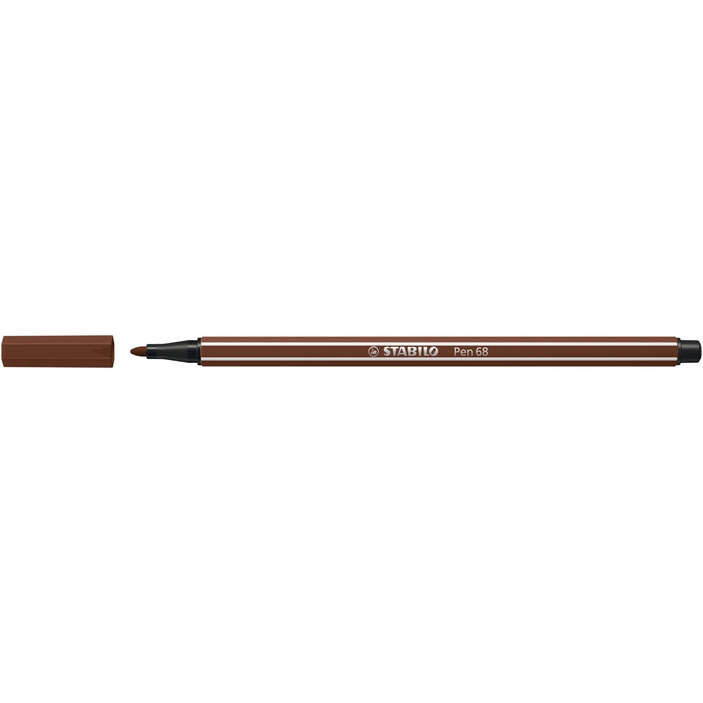 Stabilo - Feutre Pen 68/45 marron moyen | 10 pièces